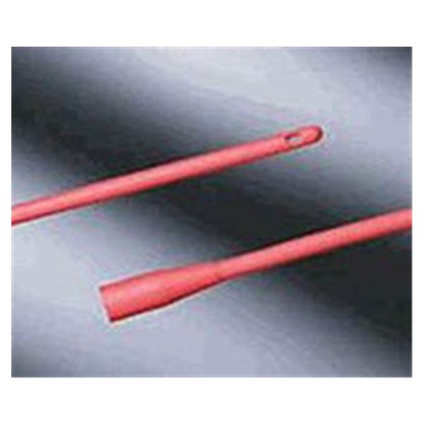 Catheter Intermittent 14Fr Round Hollow Tip Rubber 12/Ca